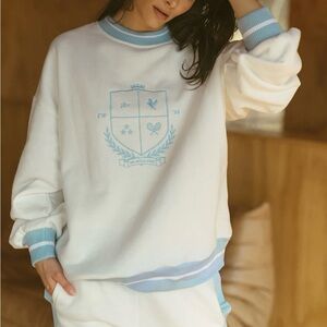 Yllw The Label Coat of Arms Oversized Sweatshirt